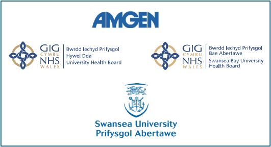 Amgen staff at the Advancing Healthcare Awards (AHA) Wales 2023.